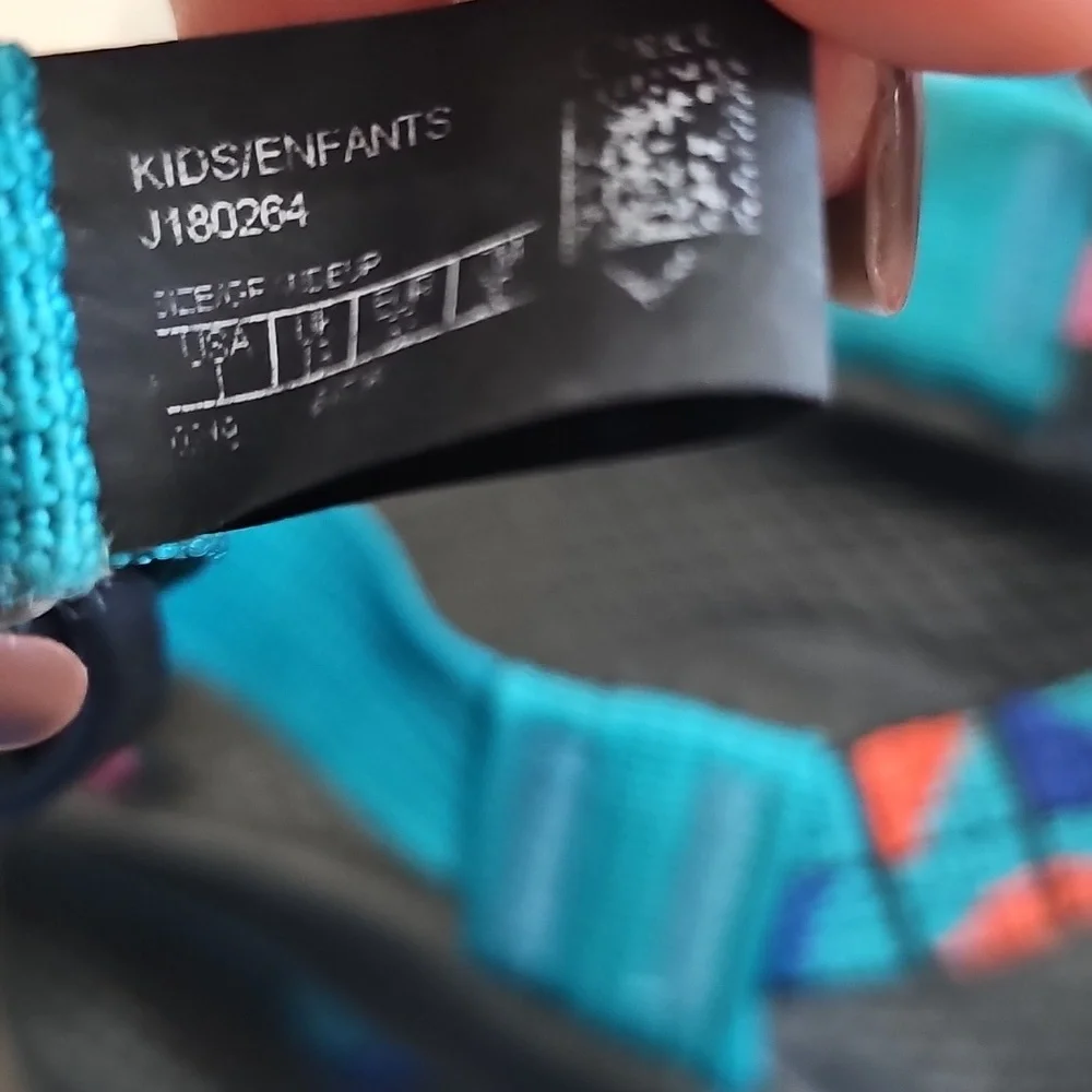 Chaco Kids' ZX/1 EcoTread Sandals in the 'Break Teal' colorway